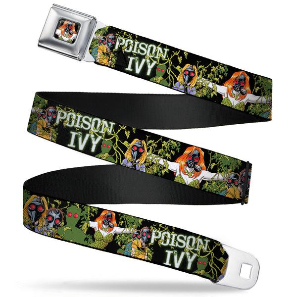 Buckle-Down Gas Masked POISON IVY Full Color Seatbelt Belt - Detective Comics Issue #752 Cover Gas Masked POISON IVY Webbing