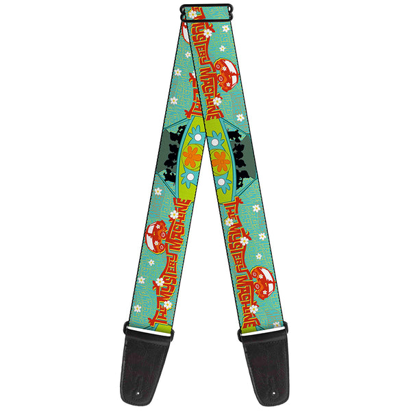 Buckle-Down Guitar Strap - Scooby Doo Group in THE MYSTERY MACHINE