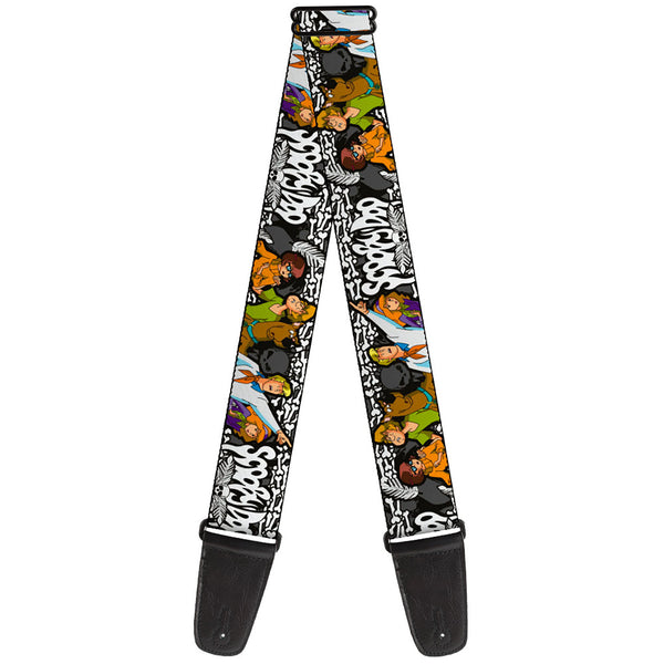 Buckle-Down Guitar Strap - SCOOBY DOO Group Pose/Bones