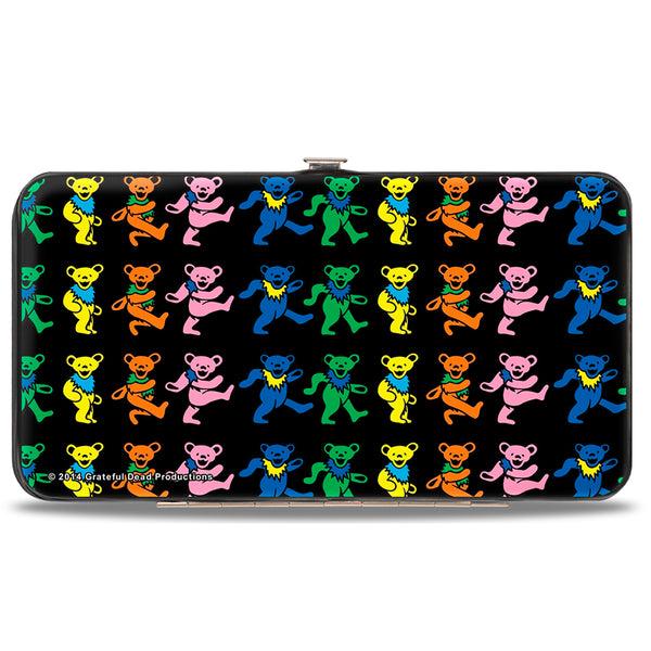 Buckle-Down Hinged Wallet - Dancing Bears Black Multi Color