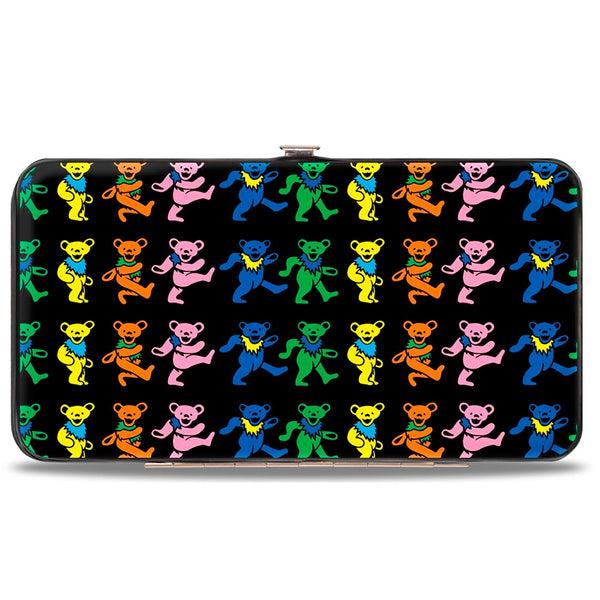 Buckle-Down Hinged Wallet - Dancing Bears Black Multi Color