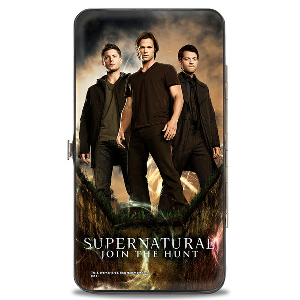 Buckle-Down Hinged Wallet - Dean Sam & Castiel Standing Pose SUPERNATURAL JOIN THE HUNT