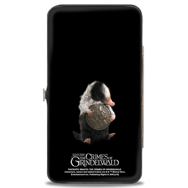 Buckle-Down Hinged Wallet - Fantastic Beasts The Crimes Of Grindelwald Baby Niffler's Stacked + Baby Niffler Coin Pose