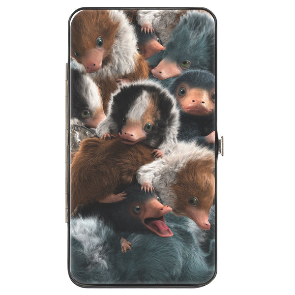 Buckle-Down Hinged Wallet - Fantastic Beasts The Crimes of Grindelwald Baby Niffler's Stacked + Baby Niffler Coin Pose