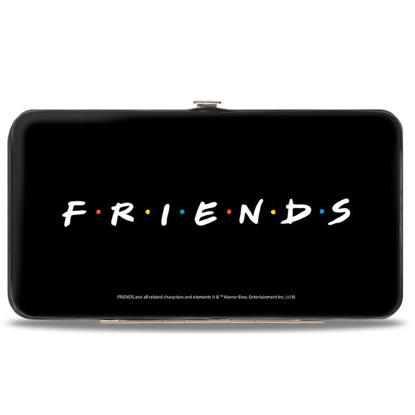 Buckle-Down Hinged Wallet - FRIENDS 6-Character Lunch On A Skyscraper + Logo Vivid Grays Black White Multi Color