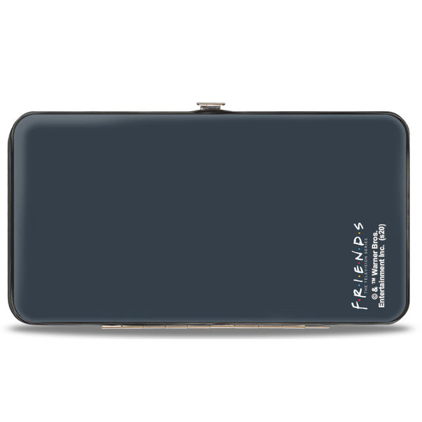 Buckle-Down Hinged Wallet - Friends Couch PIVOT Gray White