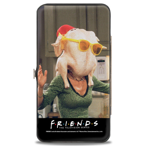 Buckle-Down Hinged Wallet - FRIENDS Monica's Turkey Head + Chandler Vivid Pose