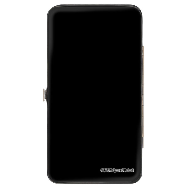 Buckle-Down Hinged Wallet - HOLLYWOOD UNDEAD Empire Shattered Dove Black Grays