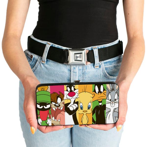 Buckle-Down Hinged Wallet - Looney Tunes 6-Classic Character Blocks Multi Color