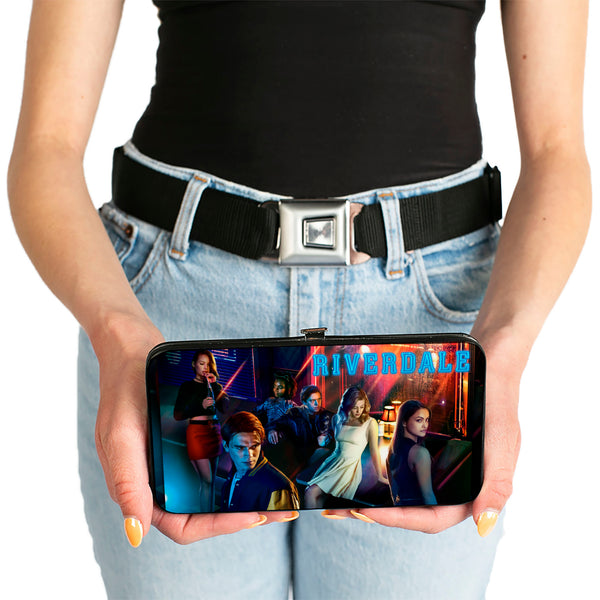 Buckle-Down Hinged Wallet - RIVERDALE 6-Character Diner Group Pose