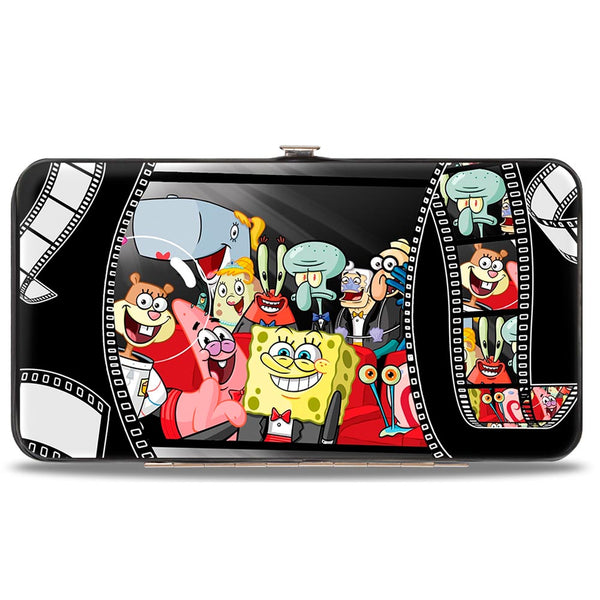 Buckle-Down Hinged Wallet - SpongeBob Group on Red Carpet Film Strip