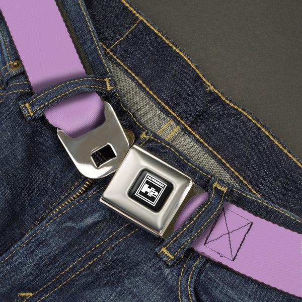 Buckle-Down Hummer H2 Seatbelt Belt - Lavender Webbing