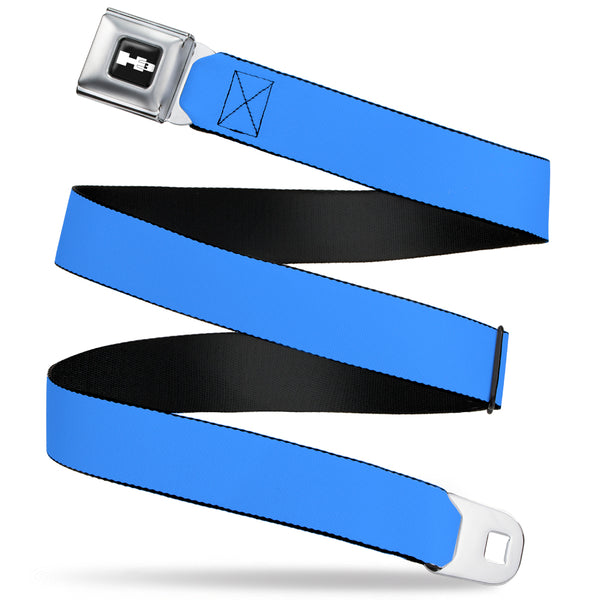 Buckle-Down Hummer H3 Seatbelt Belt - Baby Blue Webbing
