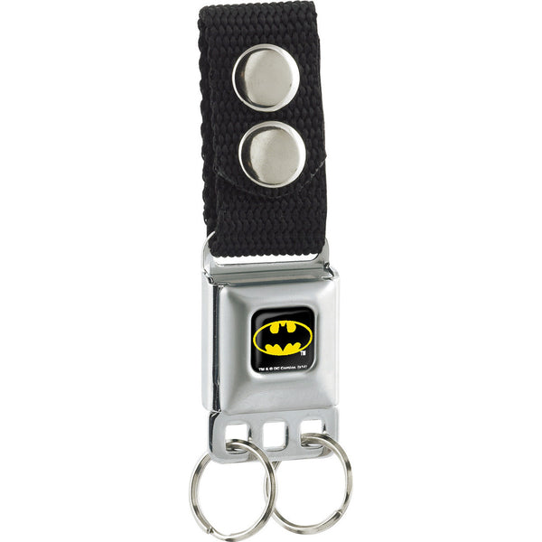 Buckle-Down Keychain - Batman Full Color Black Yellow