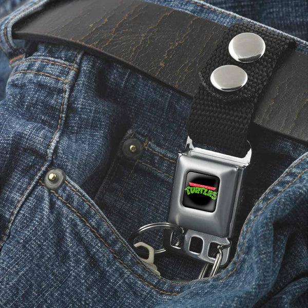 Buckle-Down Keychain - Classic Teenage Mutant Ninja Turtles Logo Full Color