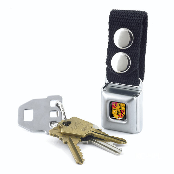 Buckle-Down Keychain - Gryffindor Crest CLOSE-UP Full Color
