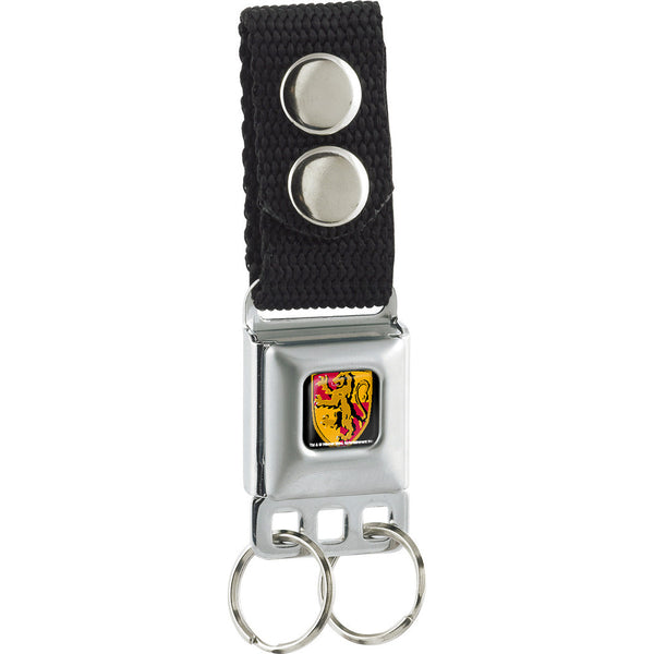 Buckle-Down Keychain - Gryffindor Crest CLOSE-UP Full Color