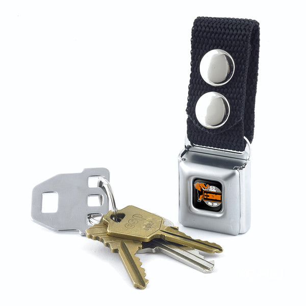 Buckle-Down Keychain - HEMI 426 Elephant Logo 50 YEARS 1964-2014 Full Color Black White Orange Gray