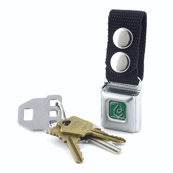 Buckle-Down Keychain - Slytherin Snake Full Color Greens