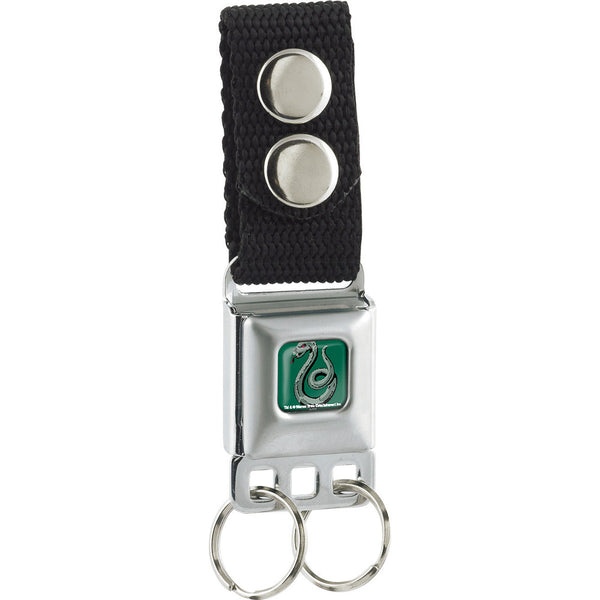 Buckle-Down Keychain - Slytherin Snake Full Color Greens