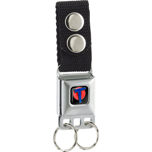 Buckle-Down Keychain - Space Jam Tune Squad Icon Full Color Black Red Blue
