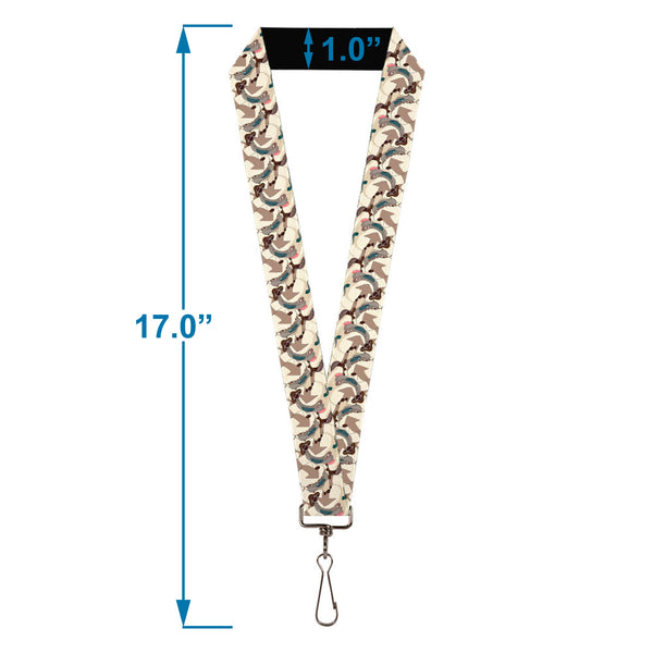 Buckle-Down Lanyard - 1.0" - Avatar The Last Airbender Appa Pose Stacked