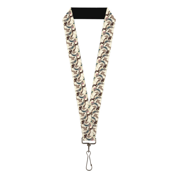 Buckle-Down Lanyard - 1.0" - Avatar the Last Airbender Appa Pose Stacked