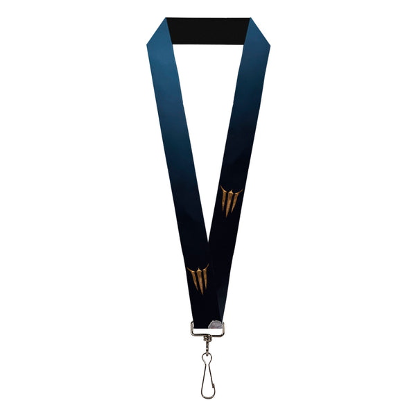 Buckle-Down Lanyard - 1.0" - BALDUR'S GATE III Title Logo and Astarion Pose Blue
