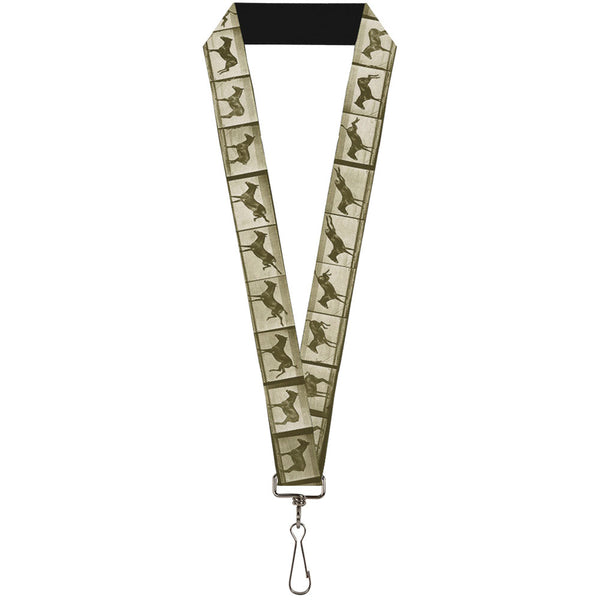Buckle-Down Lanyard - 1.0" - Bucking Donkey Vintage Film Strip