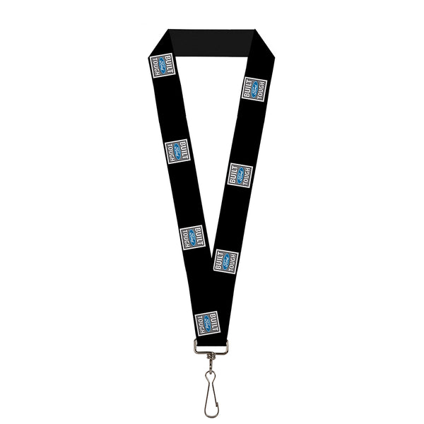 Buckle-Down Lanyard - 1.0" - Built Ford Tough Logo REPEAT