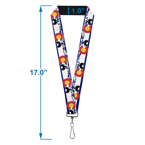 Buckle-Down Lanyard - 1.0" - Colorado ATV Rider Mountains