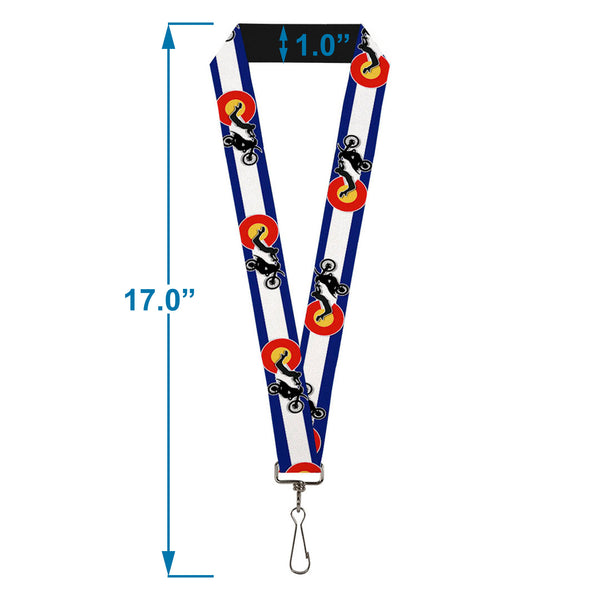 Buckle-Down Lanyard - 1.0" - Colorado Freestyle Motocross Superman