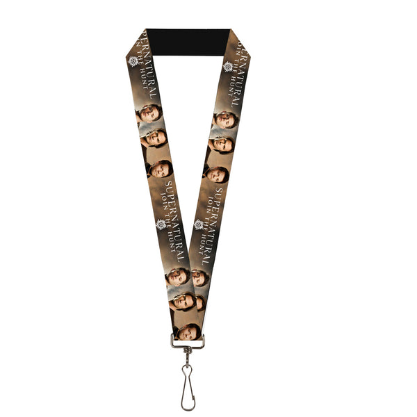 Buckle-Down Lanyard - 1.0" - Dean Sam & Castiel SUPERNATURAL JOIN THE HUNT