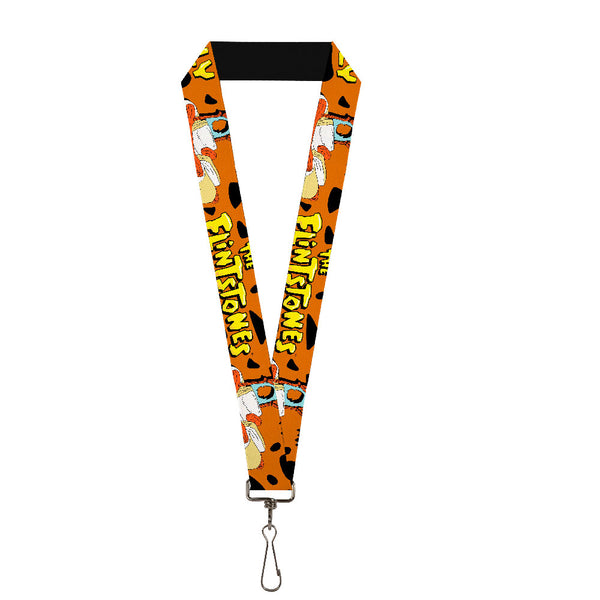 Buckle-Down Lanyard - 1.0" - Flintmobile ECO-FRIENDLY Orange Black