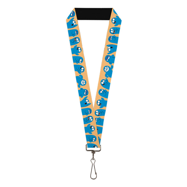Buckle-Down Lanyard - 1.0" - Foster's Home for Imaginary Friends Bloo Expressions Beige