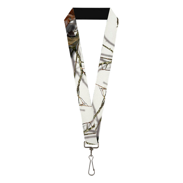 Buckle-Down Lanyard - 1.0" - Mossy Oak Country Roots Snowdrift Camo White