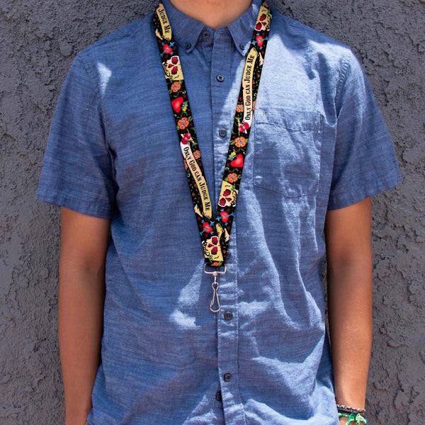 Buckle-Down Lanyard - 1.0" - Only God Can Judge Me Black