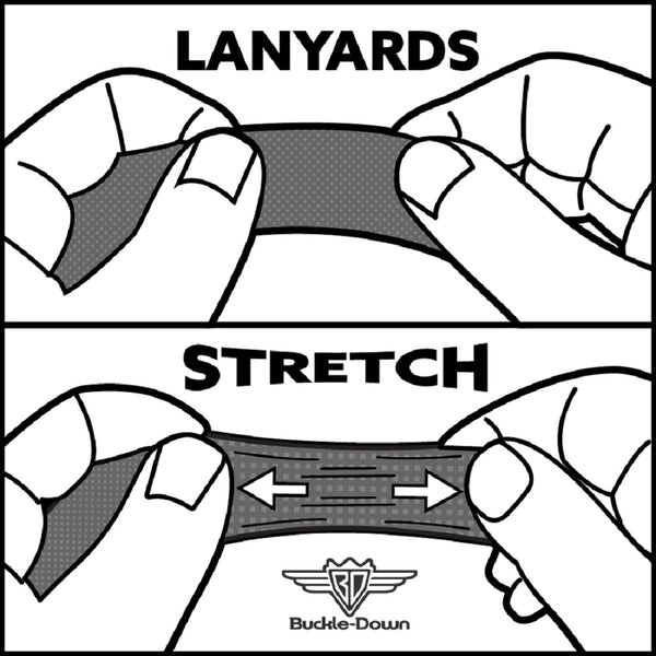Buckle-Down Lanyard - 1.0" - Reverse Flash Logo Golden Yellow Black Red