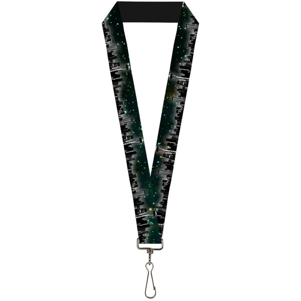 Buckle-Down Lanyard - 1.0" - Seattle Vivid Skyline Space Dust