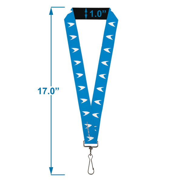 Buckle-Down Lanyard - 1.0" - Star Trek Starfleet Insignia Blue/White