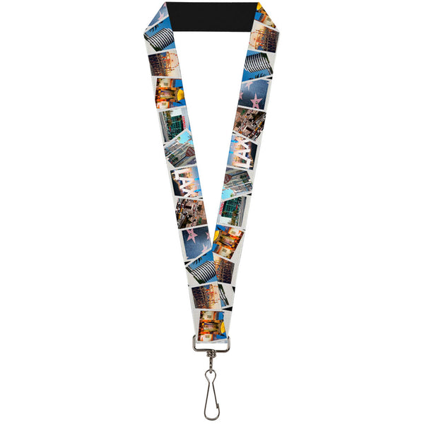 Buckle-Down Lanyard - 1.0" - Vivid Los Angeles Snapshots Stacked