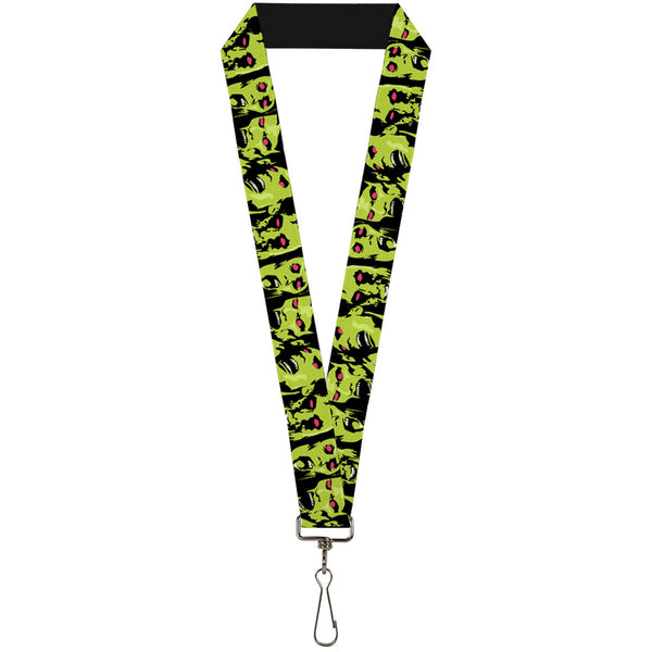 Buckle-Down Lanyard - 1.0" - Zombie Expressions Black Green Red