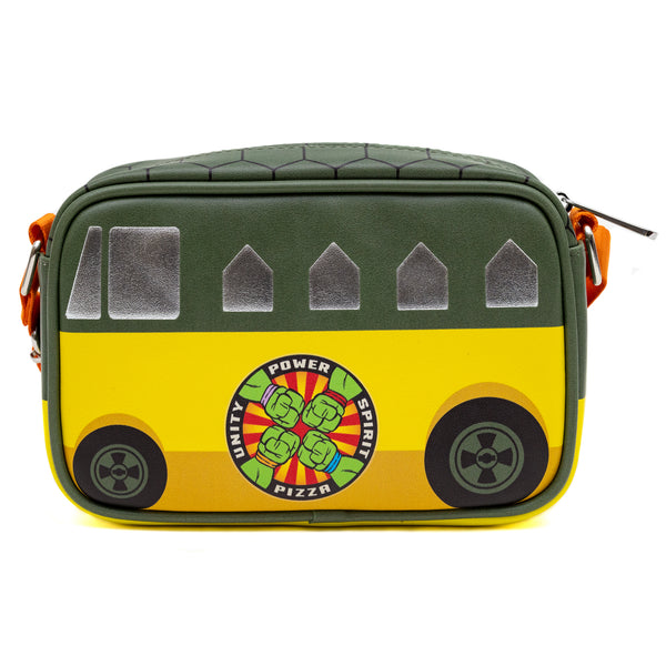 Buckle-Down Nickelodeon Bag Cross Body Teenage Mutant Ninja Turtles Party Van Vegan Leather