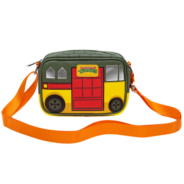 Buckle-Down Nickelodeon Bag Cross Body Teenage Mutant Ninja Turtles Party Van Vegan Leather