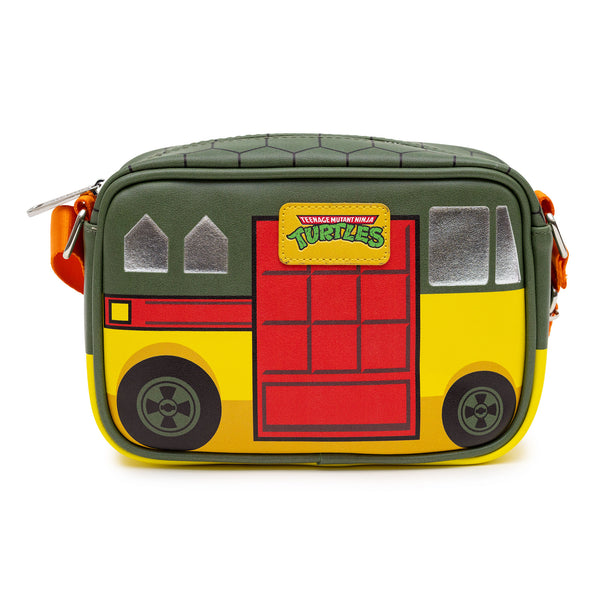 Buckle-Down Nickelodeon Bag Cross Body Teenage Mutant Ninja Turtles Party Van Vegan Leather