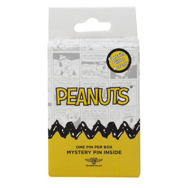 Buckle-Down Peanuts Mystery Enamel Pin Blind Box Series Charlie Brown Lucy Marcie Peppermint Patty Snoopy Or Woodstock