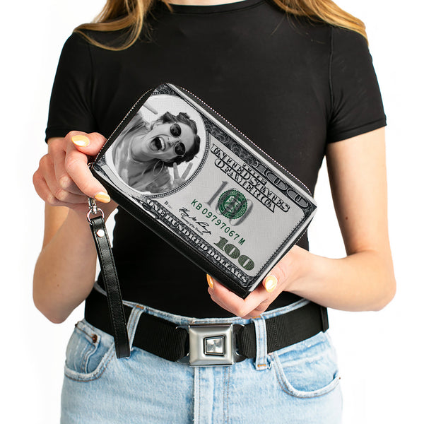 Buckle-Down Personalized $100 Bill Wristlet Wallet With Your Face