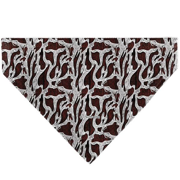 Buckle-Down Pet Bandana - A Nightmare On Elm Street Freddy Melted Black/White/Red
