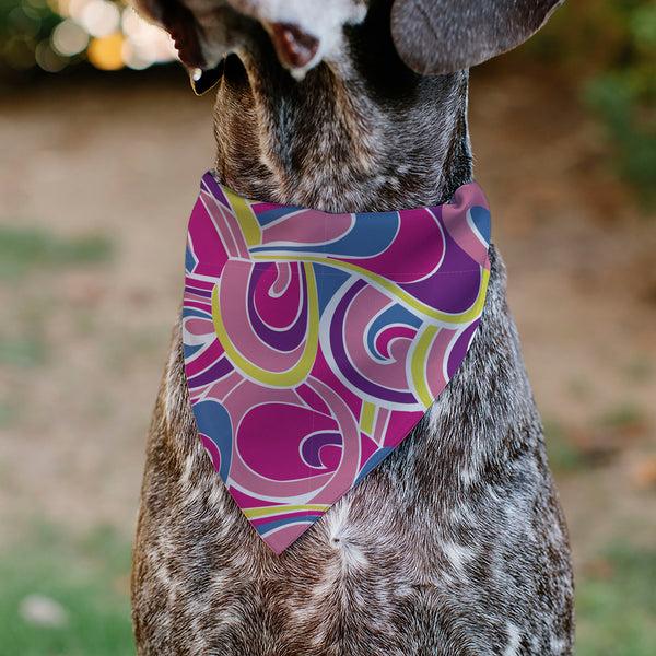 Buckle-Down Pet Bandana - Barbie Swirl Pinks/Multi Color