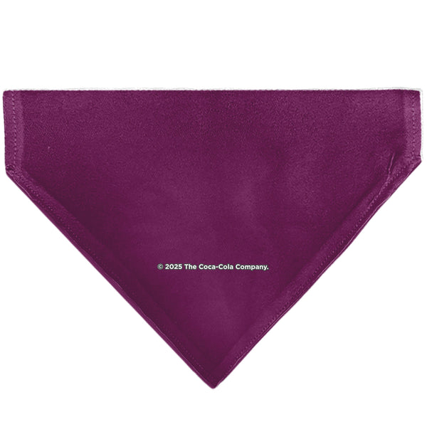 Buckle-Down Pet Bandana - CHERRY COKE Cherry Logo Burgundy/Red/White